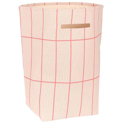 Nobodinoz: Aufbewahrungskorb Vibes pink red grid