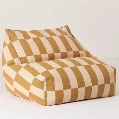 Sitzsack Nobodinoz Vibes Mustard Sand Tiles