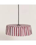 Nobodinoz: Lampenschirm Vibes Stripes Maroon D40cm