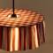 Nobodinoz: Lampenschirm Vibes Stripes Maroon D40cm
