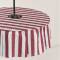 Nobodinoz: Lampenschirm Vibes Stripes Maroon D40cm