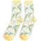 Miss Sparrow: Bambus Socken Gänseblümchen hellblau