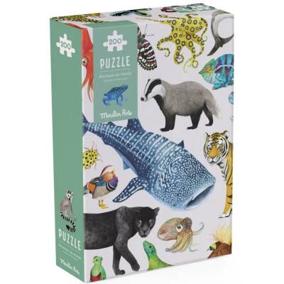 Moulin Roty: Puzzle ab 6+ 200T. Tout Autour du Monde