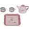Little Dutch: Teeservice mit Bambimotiv und Blumen im Pappkoffer