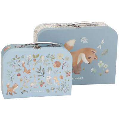 Little Dutch: Pappkoffer 2er Set Forest Friends