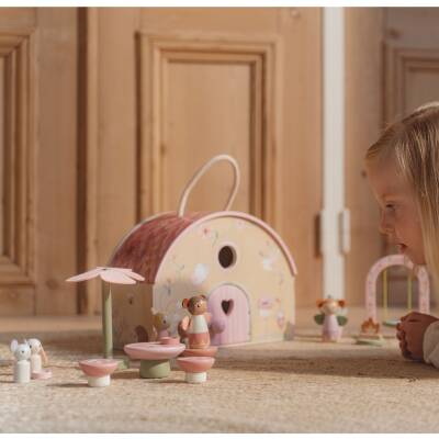 Little Dutch:Feenhaus Tragbar mit Möbel+Accessoires