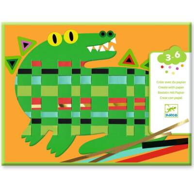Djeco: Bastelset Flechtpapier ab 3 Jahren