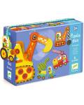Djeco: Puzzle Duo für 2-jährige Bewegte Fahrzeuge