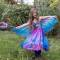 Great Pretenders: Feenkleid Regenbogen mit vielen Pailletten für Kinder von 5-6 Jahren