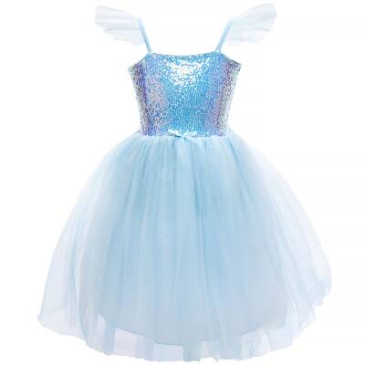 Eiskönigin Kleid 5-6 Jahre Great Pretenders