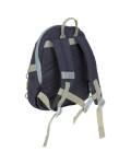 Lässig: Rucksack in blau mit Aufdruck Happy und Wolke