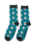 Mr Heron: Bambus Socken Herren Fußball petrol
