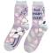 Miss Sparrow: Bambus Socken Best Mum Ever flieder