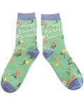 Miss Sparrow: Bambus Socken Happy Birthday Sunshine