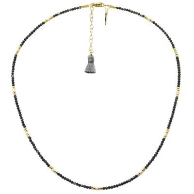 Fineline: Halskette Anna schwarzer Achat 40cm