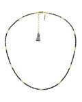 Fineline: Halskette Anna schwarzer Achat 40cm