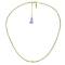 Fineline: Halskette Wanda Peridot-Herz 40cm
