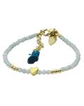 Fineline: Armband Wanda Amazonit-Herz