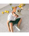 Lässig: Base Cap Kinder Happy light Khaki/Caramel 2-6 Jahre