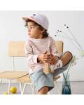 Lässig: Skater Cap Kinder Cherry lila/peach 2-6 Jahre