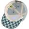 Lässig: Skater Cap Kinder Lemon light blue-darkgreen 2-6 Jahre