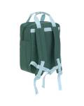 Lässig: Rucksack in dunkelgrün mit Zitronen...