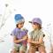 Lässig: Mütze Beanie Little Gang GOTS blau- khaki