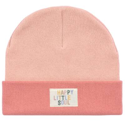Lässig: Mütze Beanie Little Gang GOTS rosa