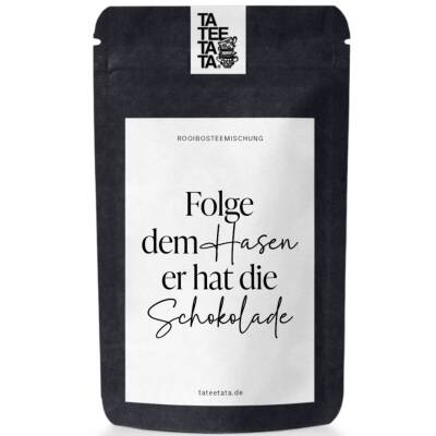 Tateetata: Rooibostee 15g Folge dem Hasen Black&White