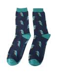 Mr Sparrow: Bambus Socken Herren Kingfishers Navy