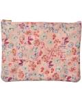 Clayre&Eef: Kosmetiketui Love Flowers apricot 20x13cm