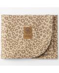 Cloby: Babydecke UV-Schutz multifunktional Leopard braun