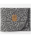 Cloby: Babydecke UV-Schutz multifunktional Leopard grau