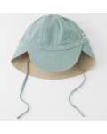 Cloby: Sonnenhut Bambus-Bio-BW UV-Schutz blue-sand
