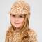 Cloby: Sonnenhut Bambus-Bio-BW UV-Schutz Leopard-sand