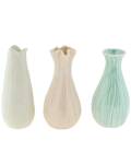 Vase Fleur 12,5 cm Porzellan Home Society grün