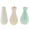 Vase Fleur 12,5 cm Porzellan Home Society grün