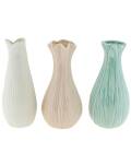 Vase Fleur 18 cm Porzellan Home Society grün
