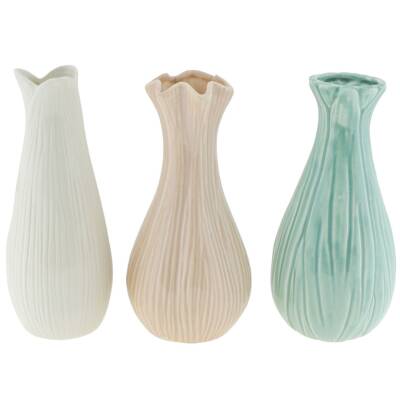 Vase Fleur 18 cm Porzellan Home Society rosa