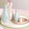 Home Society: Vase in Kelchform aus Porzellan 18cm