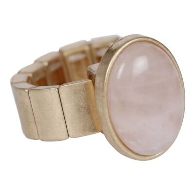 The Moshi: Elastischer Ring Sopia gold rosa