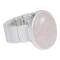 The Moshi: Elastischer Ring Sopia silber rosa