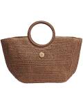 The Moshi: Tasche Natural Pia mit rundem Griff