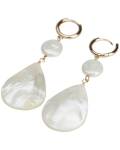 The Moshi: Ohrringe Nora creme gold Perlmutt