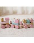 Little Dutch: Zug mit Steck-Formen rosa Fairy Garden