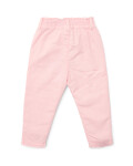 Bequeme Hose in rosa mit aufgestickter Blüte von Little Dutch