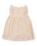 Kinderkleid in creme mit rosa Blümchen von Little Dutch