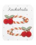 Rockahula: Haarspangen Stripy Cherry 2 Stück