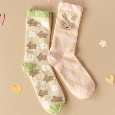 Rockahula: Kinder Socken Betty Bunny 2Paar