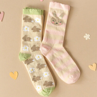 Rockahula: Kinder Socken Betty Bunny 2Paar 6-8 Jahre